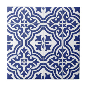 Azulejo Espanhol Tradicional Azul e Branco