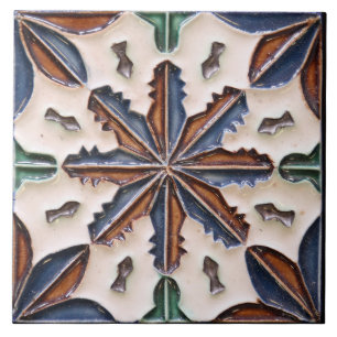 Azulejo Espanhol Vintage Mediterrâneo tradicional
