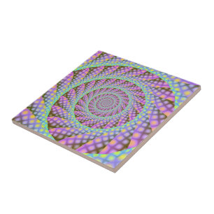 Azulejo espiral dotado