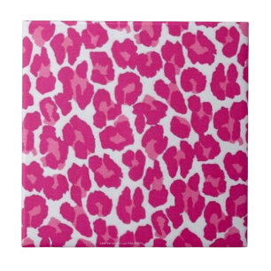 Azulejo Estampa Leopardo Rosa Rockabilly Anos 50 R