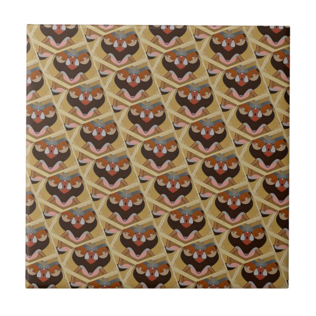 Azulejo Estilo abstrato Espanhol (Frente)