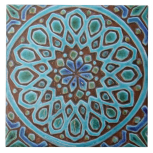 Azulejo - Estilo Azulejo Marroquino Turquesa