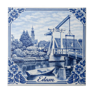 Azulejo estilo Edam Delft Blue
