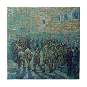 Azulejo Exercício de Prisioneiros de Vincent van G