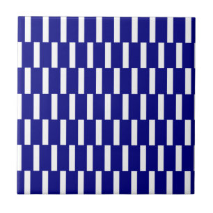 Azulejo Faixa Azul e Branco