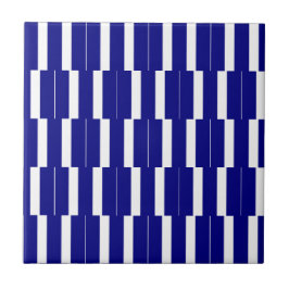 Azulejo Faixa Azul e Branco
