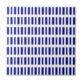Azulejo Faixa Azul e Branco