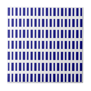Azulejo Faixa Azul e Branco
