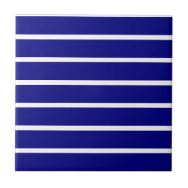 Azulejo Faixa Azul e Branco