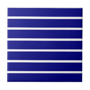 Azulejo Faixa Azul e Branco