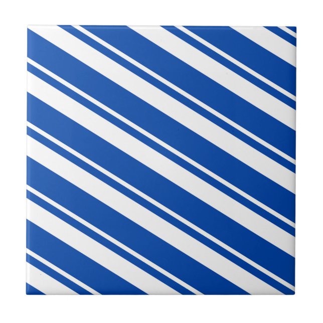Azulejo Faixa Azul e Branco (Frente)