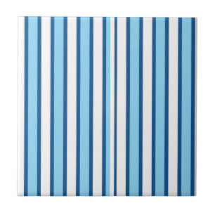 Azulejo Faixa Azul e Branco