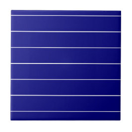 Azulejo Faixa Azul e Branco