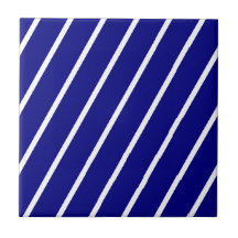 Azulejo Faixa Azul e Branco
