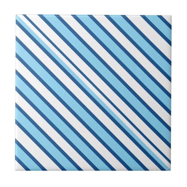 Azulejo Faixa Azul e Branco (Frente)