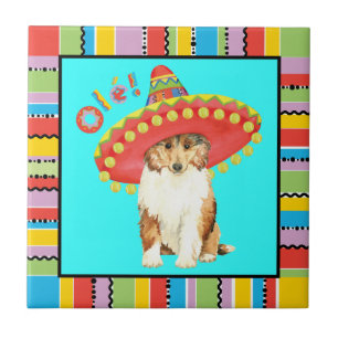 Azulejo Fiesta Collie
