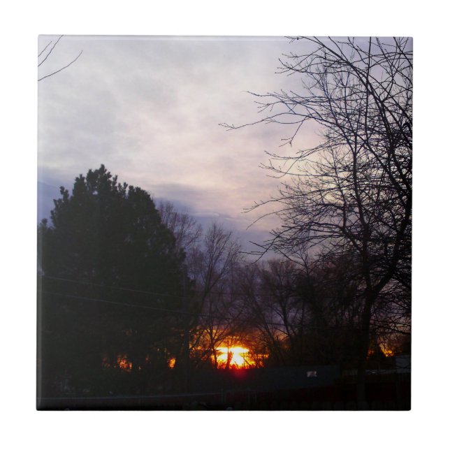 Azulejo Fireball Sunrise (Frente)