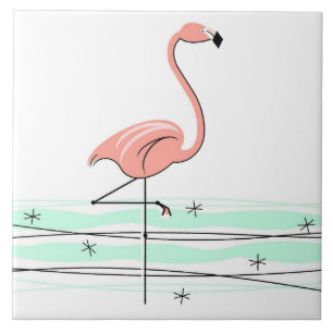 Azulejo Flamingo Ocean