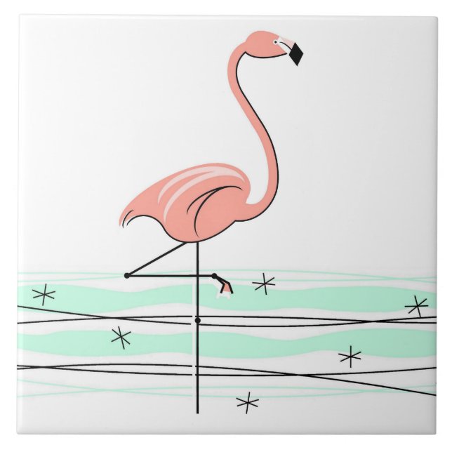 Azulejo Flamingo Ocean (Frente)