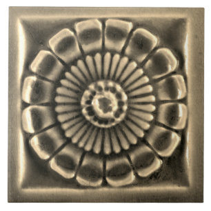 Azulejo Floral alivio AzulejosFaux Repro Espanhol