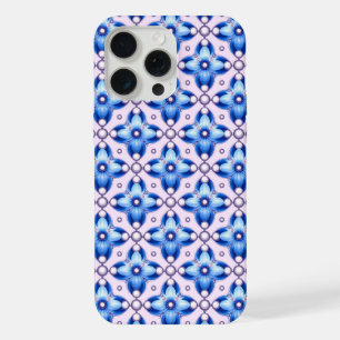 Azulejo Floral Azul Royal Luxo ✨ Acento Pérola Ele