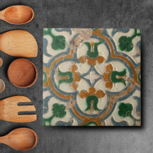 Azulejo Floral Azulejos Geométrico Repro Espanhol