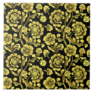 Azulejo Floral Cerâmico