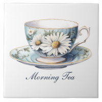 Azulejo Floral de Teacup de Teacup bonito "Manning