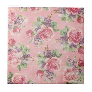 Azulejo floral do chique
