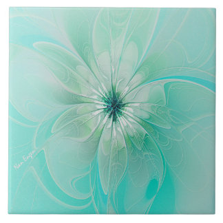 Azulejo Floral Moderno Sonhos Azuis
