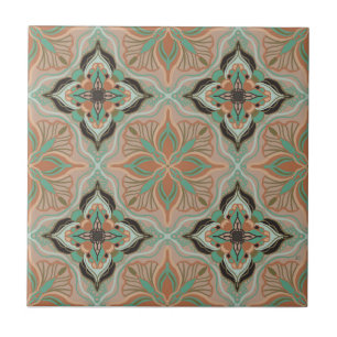 Azulejo Floral Pastel Marroquino