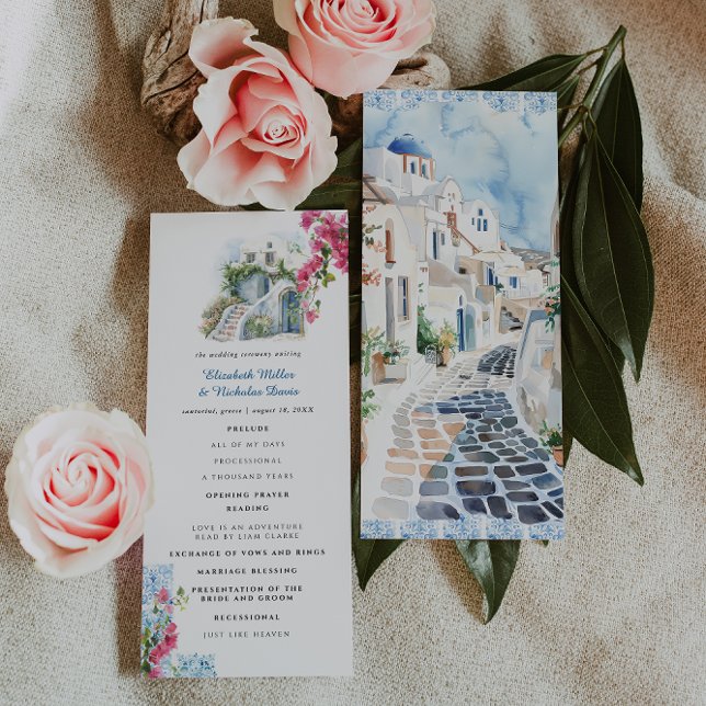 Azulejo Floral | Programa de Casamento na Grécia (Criador carregado)