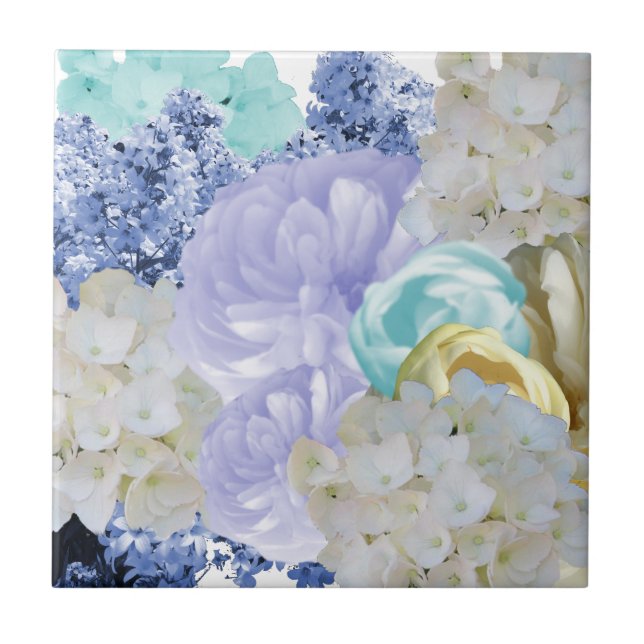 Azulejo Floral Romântico (Frente)