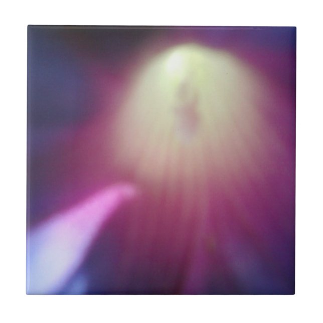 Azulejo Floral Rosa-Púrpura (Frente)