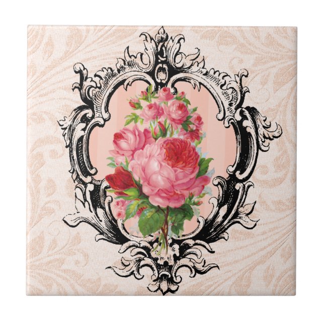 Azulejo Floral Vintage (Frente)