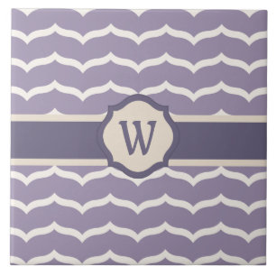 Azulejo florescido do ziguezague