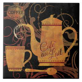 Azulejo Floured Coffee Service Cafe au Lait