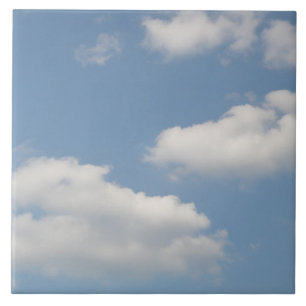 Azulejo Fluffy Cumulus Clouds