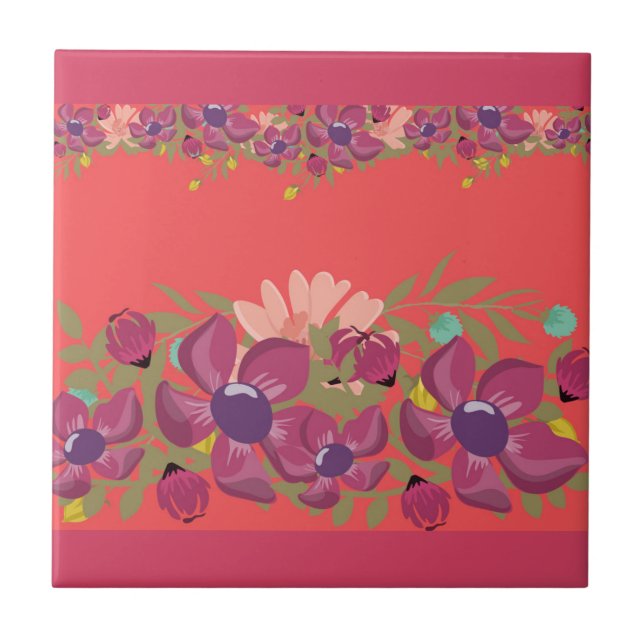 Azulejo Flush Floral (Frente)