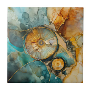 Azulejo Fóssil Ammonite Gem