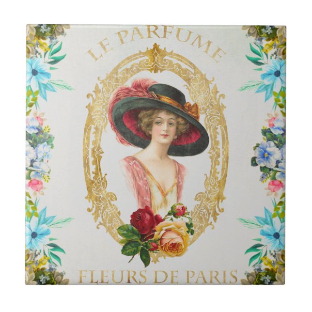 Azulejo francês Vintage (Frente)