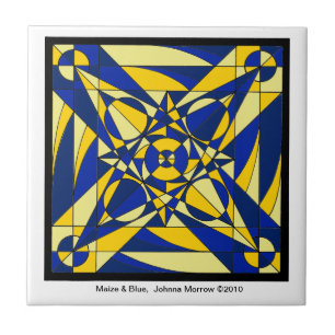 Azulejo geométrico da mandala