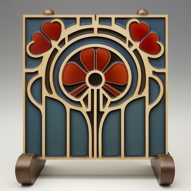 Azulejo Geométrico Floral Harmony (Criador carregado)