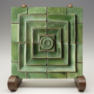 Azulejo Geométrico Verdant Visions