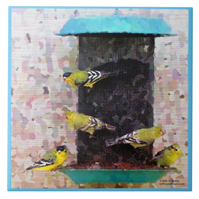 AZULEJO GOLDFINCH AMERICANO (Frente)