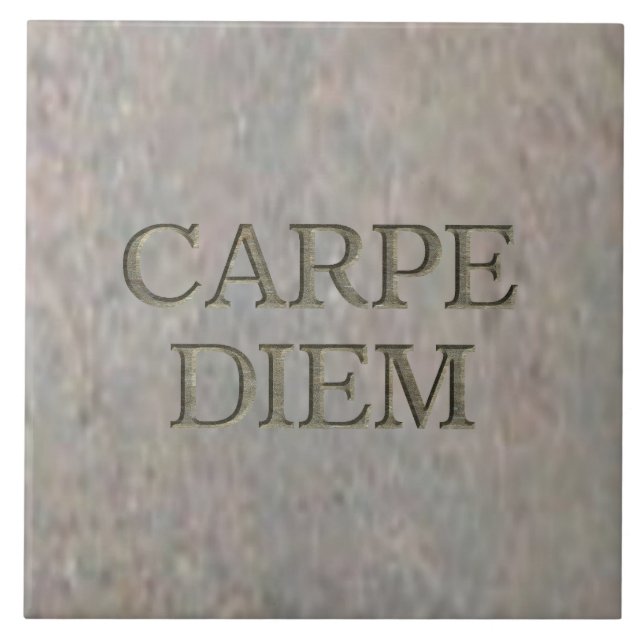 Azulejo grande Carpe Diem Stone (Frente)