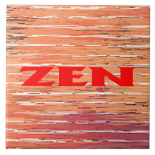 Azulejo grande de grão vermelho Zen