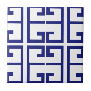 Azulejo grego azul