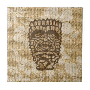 Azulejo havaiano Trivet do bar de Ku-Tiki Tiki