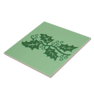 Azulejo - Holly sai com Berries